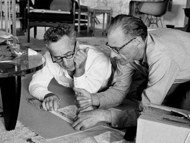 Elia Kazan And Arthur Miller