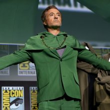 Robert Downey jr al Comic-Con 2024, quando è stato annunciato come Dr Doom