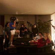 Diva Futura: Denise Capezza, Giulia Louise Steigerwalt sul set