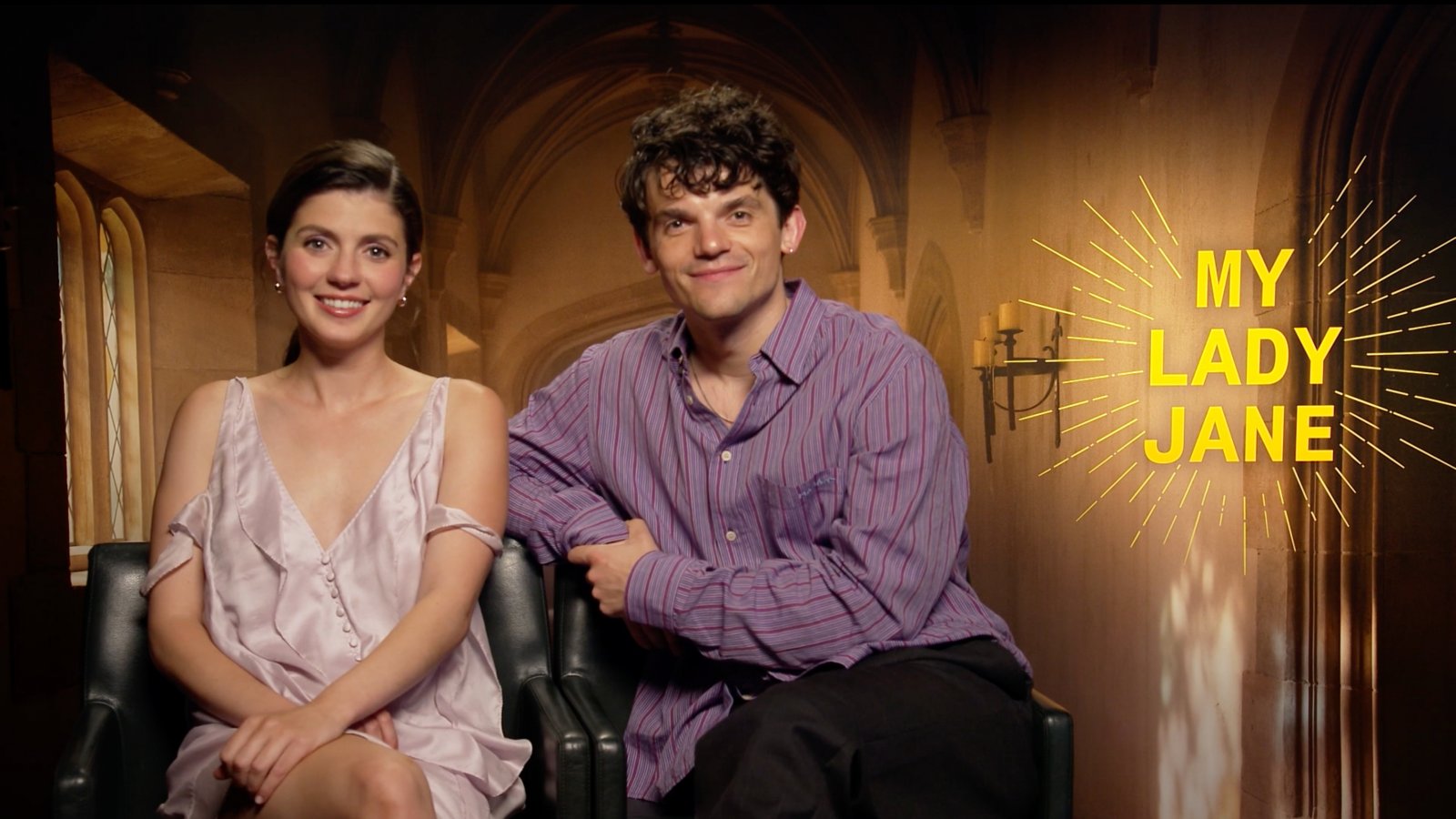 Emily Bader ed Edward Bluemel, protagonisti di My Lady Jane