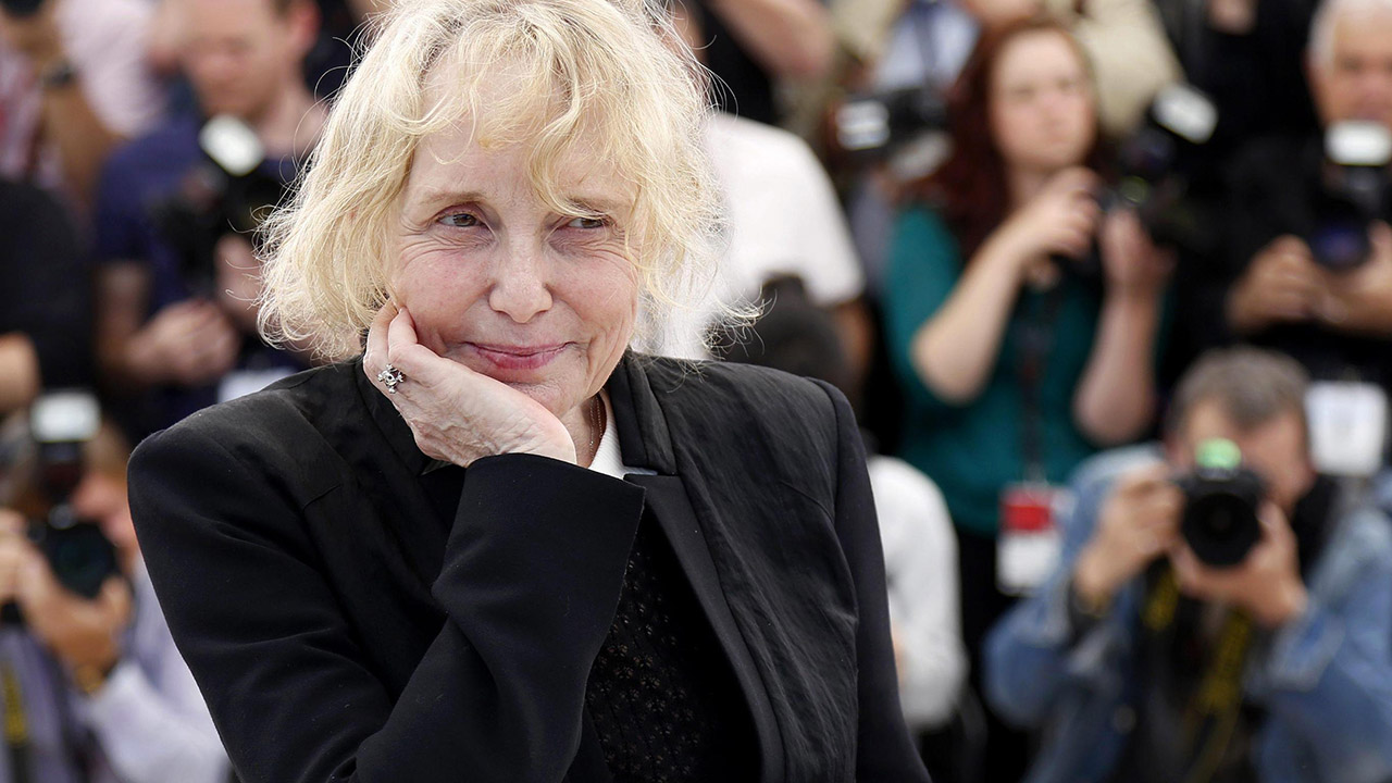 Primo piano di Claire Denis al Festival di Cannes