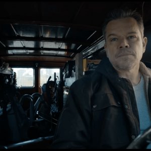 The Instigators: Matt Damon in una scena d'azione