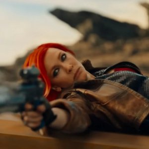 Borderlands: Cate Blanchett in una scena d'azione