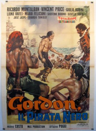 Locandina di Gordon il Pirata Nero