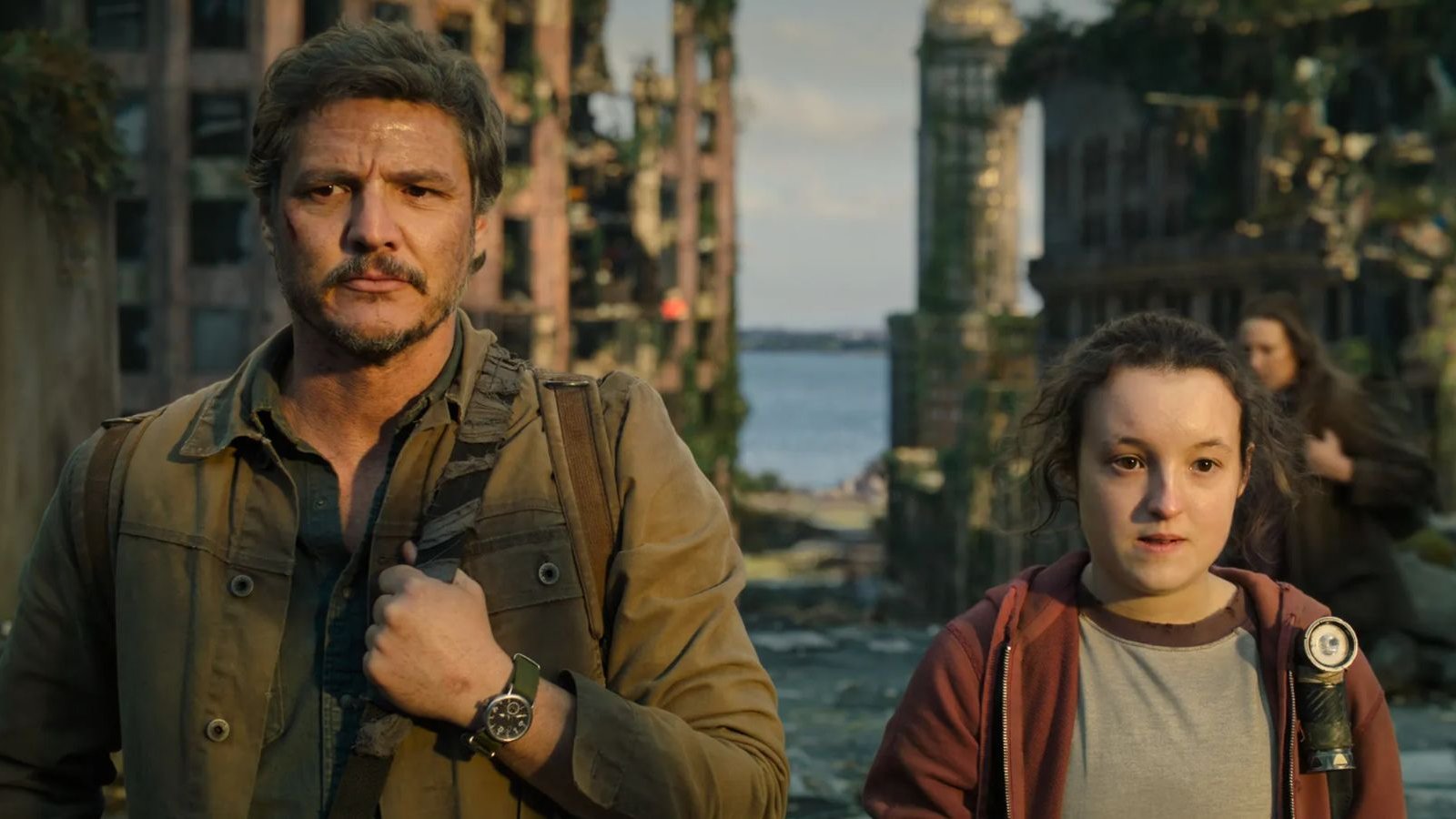 Pedro Pascal e Bella Ramsay in The Last of US