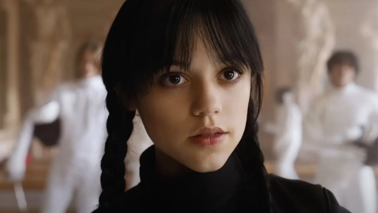 Jenna Ortega in Mercoledì