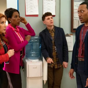 Abbott Elementary: Lisa Walter, Chris Perfetti, Sheryl Lee Ralph, Tyler James nella stagione 3