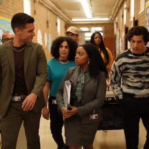 Abbott Elementary: Quinta Brunson, John Segarra, Benjamin Norris e Kimia Behpoornia nella stagione 3