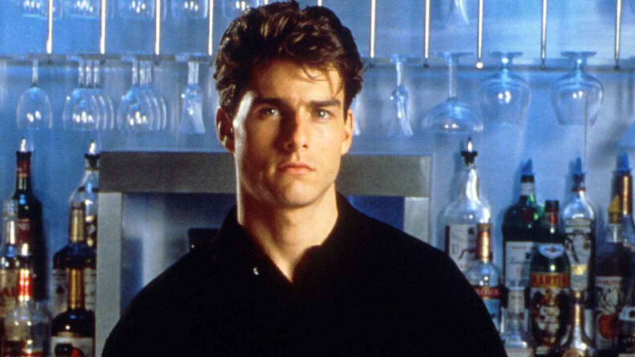 Primo piano di Tom Cruise in Cocktail