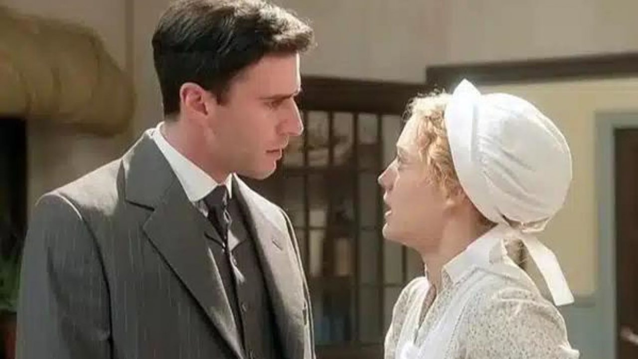 Abel e Jana in una scena in cui discutono