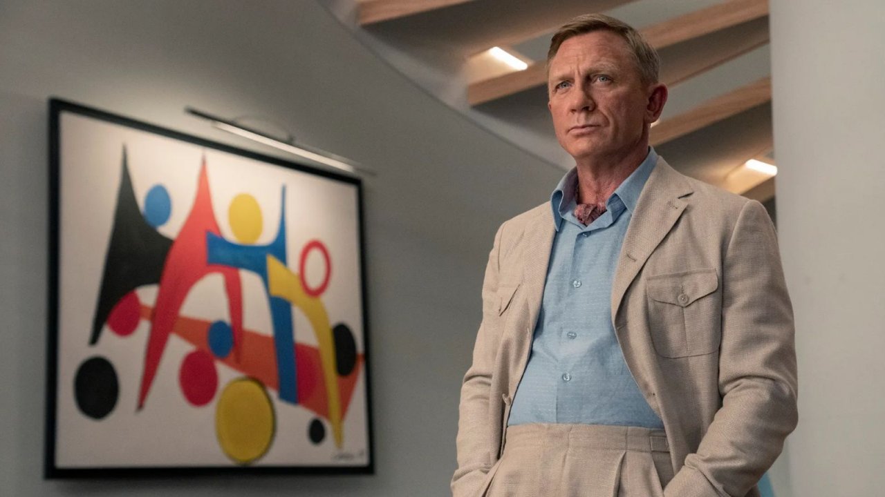 Daniel Craig in una scena di Knives Out