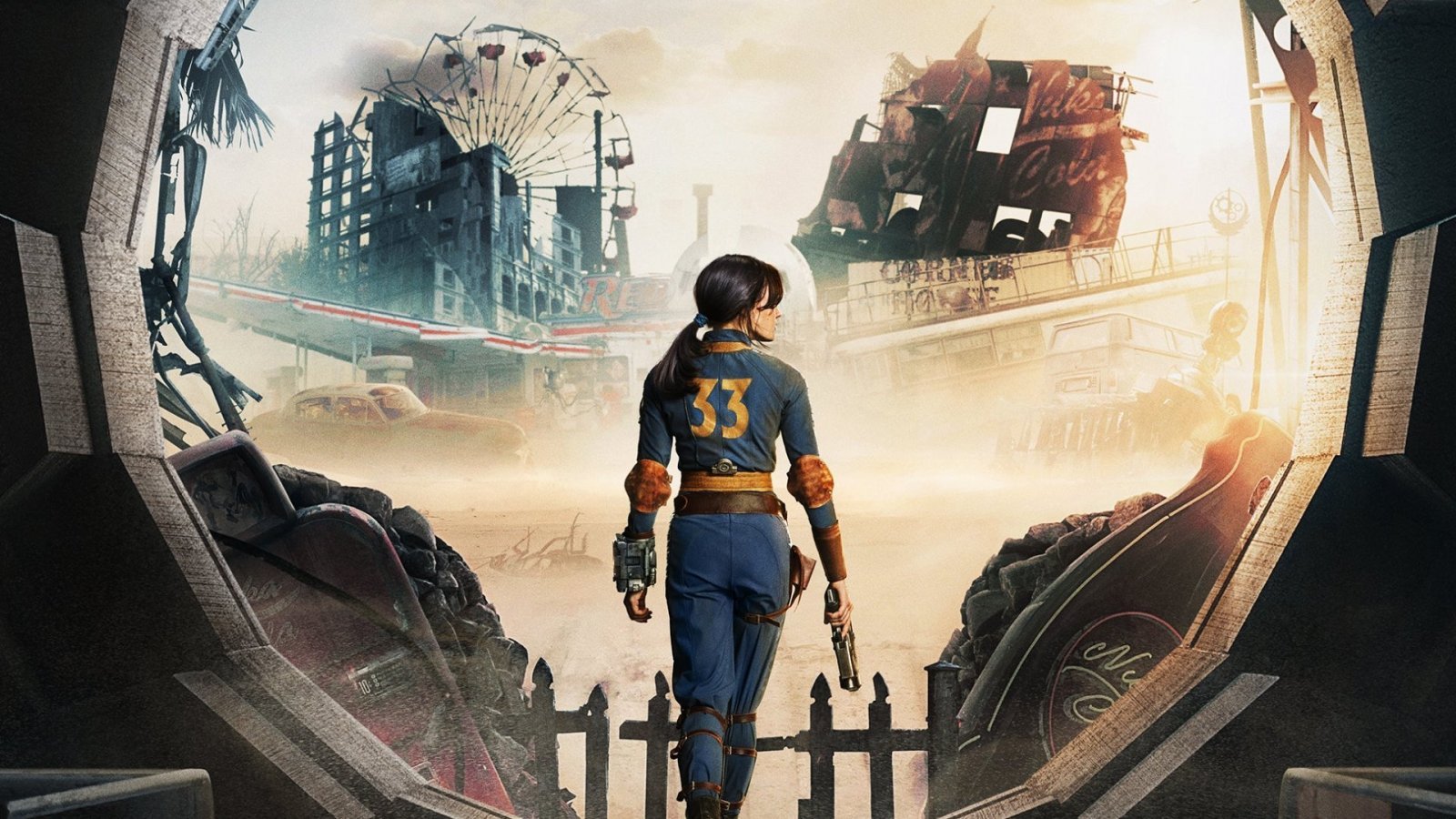 Immagine tratta da un poster della serie tv Fallout.