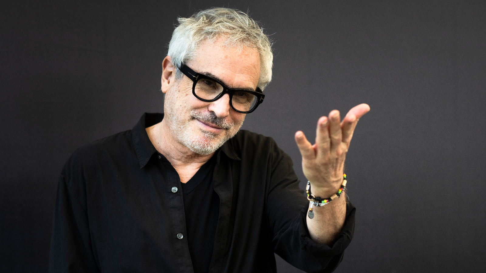 Un primo piano di Alfonso Cuaron a Locarno 2024