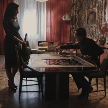 Iddu: Barbor Bobulova e Elio Germano in una foto