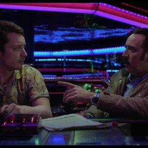 I corrotti - The Trust: Nicolas Cage con Elijah Wood in una scena