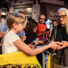 Jane Campion col pubblico del Locarno Film Festival 2024