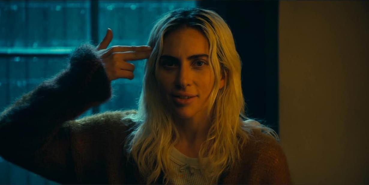 Primo piano di Lady Gaga in Joker: Folie à Deux