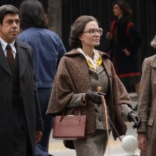 Maria: Angelina Jolie e Pierfrancesco Favino in una foto