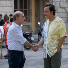 La scommessa - Una notte in corsia: Carlo Buccirosso con Lino Musella in una foto