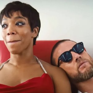 Blink Twice: Channing Tatum, Naomi Ackie in una foto