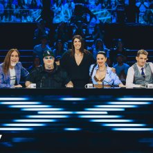 X Factor 2024: la conduttrice Giorgia con la giuria di questa edizione