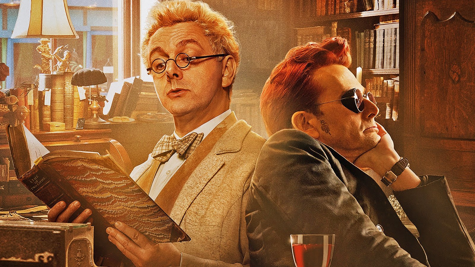 Michael Sheen e David Tennant in Good Omens