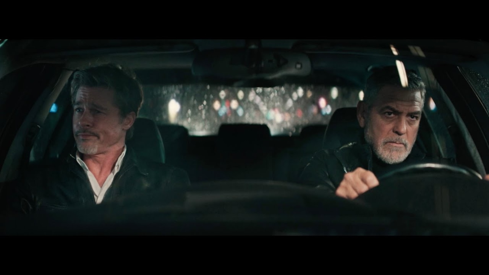 Brad Pitt e Geoege Clooney nel trailer di Wolfs