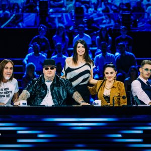 X Factor 2024: Giorgia insieme ai giudici di questa edizione