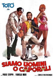 Locandina di Siamo uomini o caporali