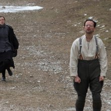 Campo di battaglia: Alessandro Borghi, Federica Rossellini in un momento del film