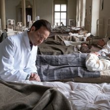 Campo di battaglia: Alessandro Borghi in una foto del film