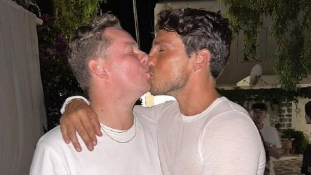 Daniele Dal Moro e il bacio con Luan