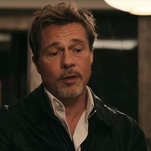 Wolfs - Lupi solitari: Brad Pitt durante una scena