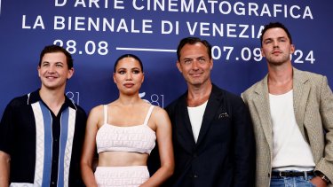 The Order Jude Law Nicholas Hoult Jurnee Smollet Tye Sheridan Venezia 2024 Iynqvyj