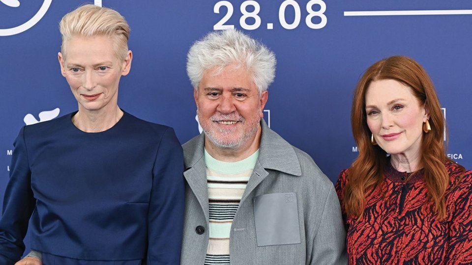 La Stanza Accanto Festival Venezia 2024 Pedro Almodovar Julianne Moore Tilda Swinton