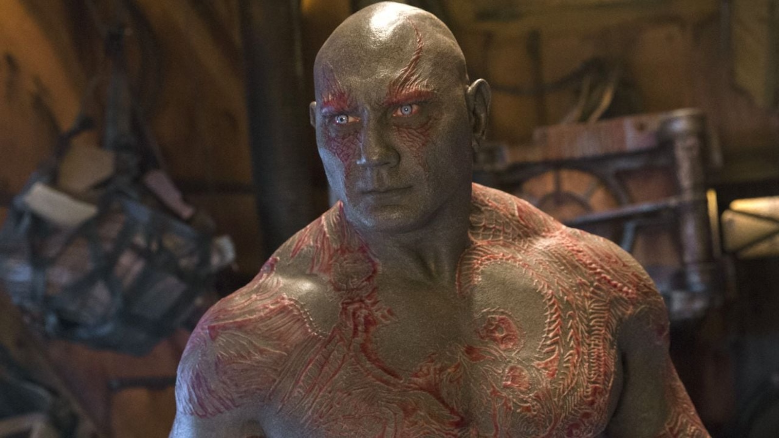 Dave Bautista nei panni di Drax