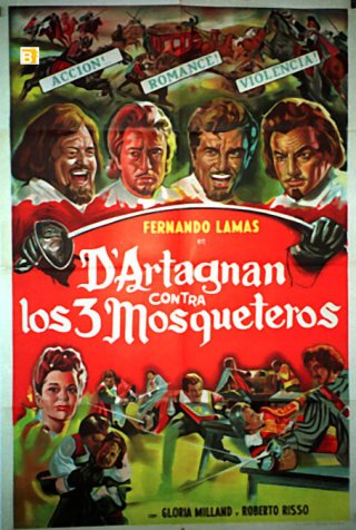 Locandina di D'Artagnan contro i tre moschettieri