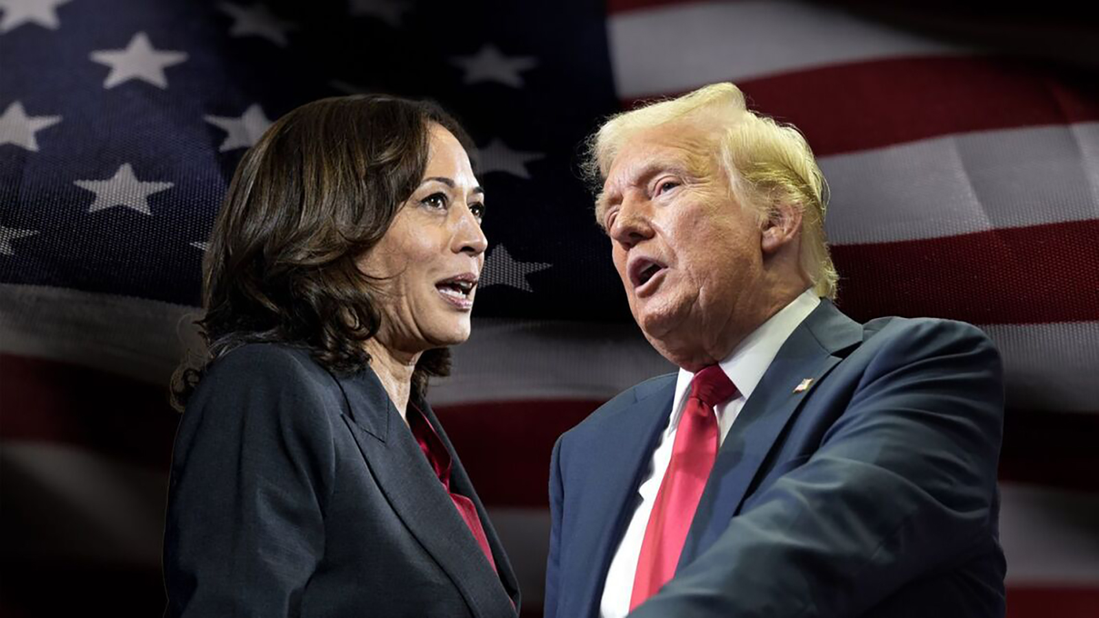 Kamala Harris e Donald Trump