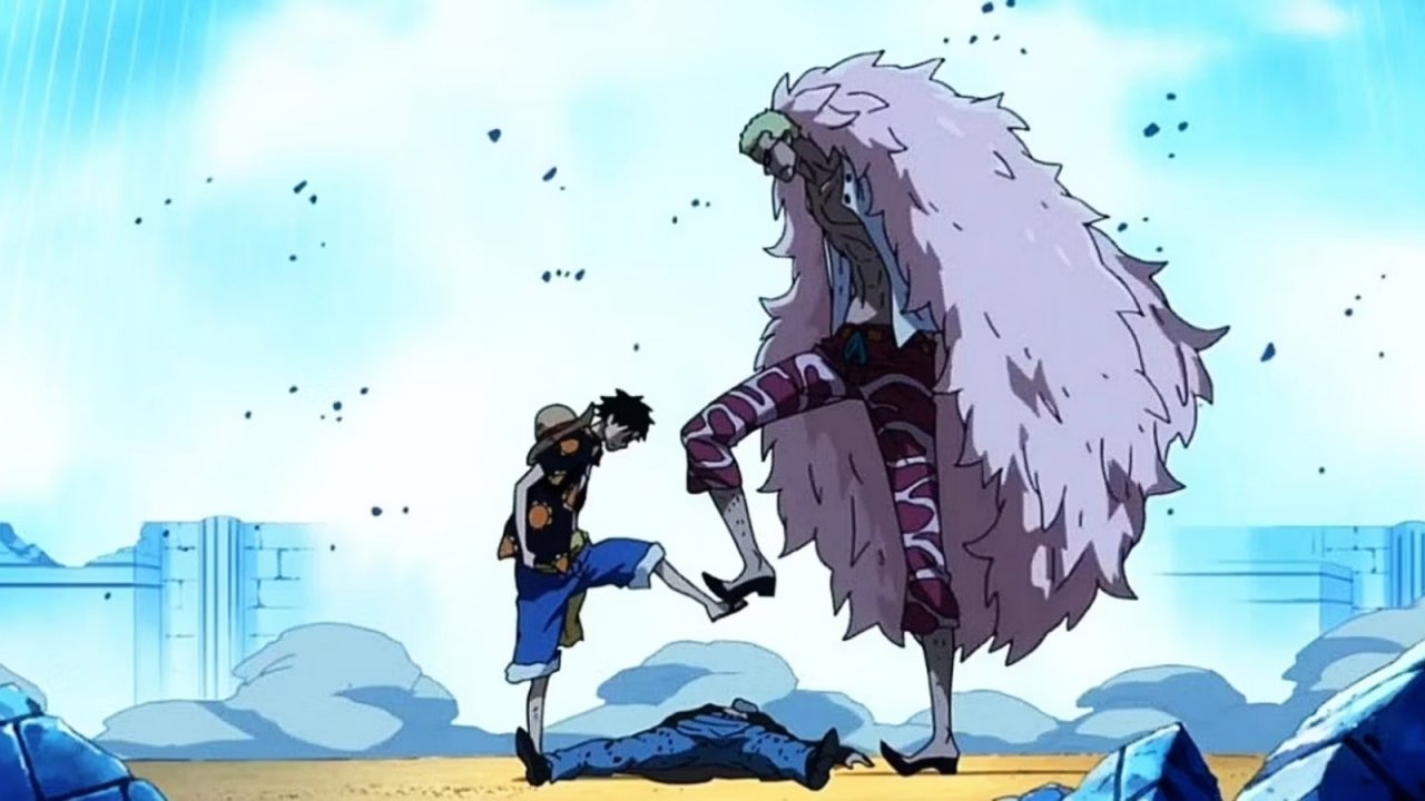 La saga di Dressrosa di One Piece è andata in onda in Giappone tra il 2015 e il 2016