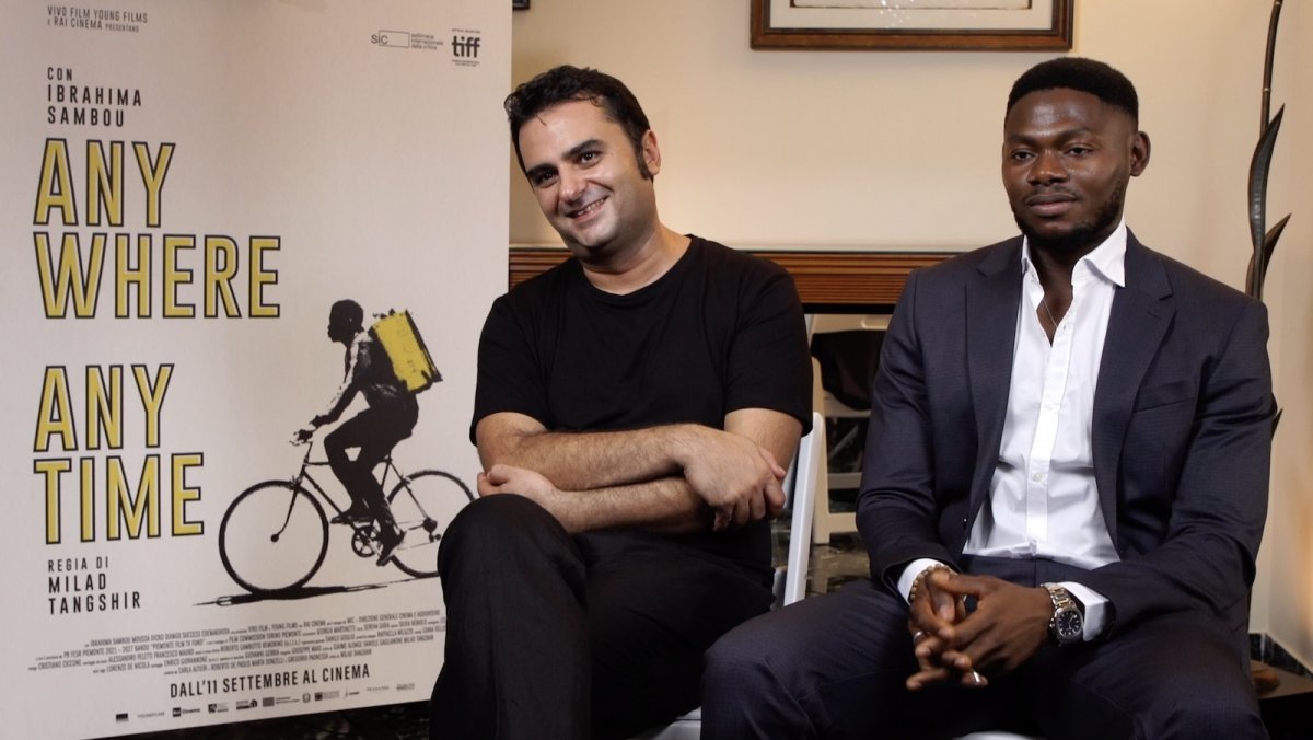 Anywhere Anytime, Milad Tangshir e Ibrahima Sambou: "Il cinema italiano deve tornare ad essere politico"