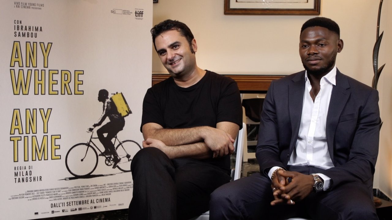 Milad Tangshir e Ibrahima Sambou durante la nostra video intervistsa