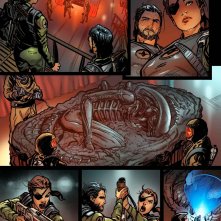 Alien: Romulus, un'immagine del fumetto