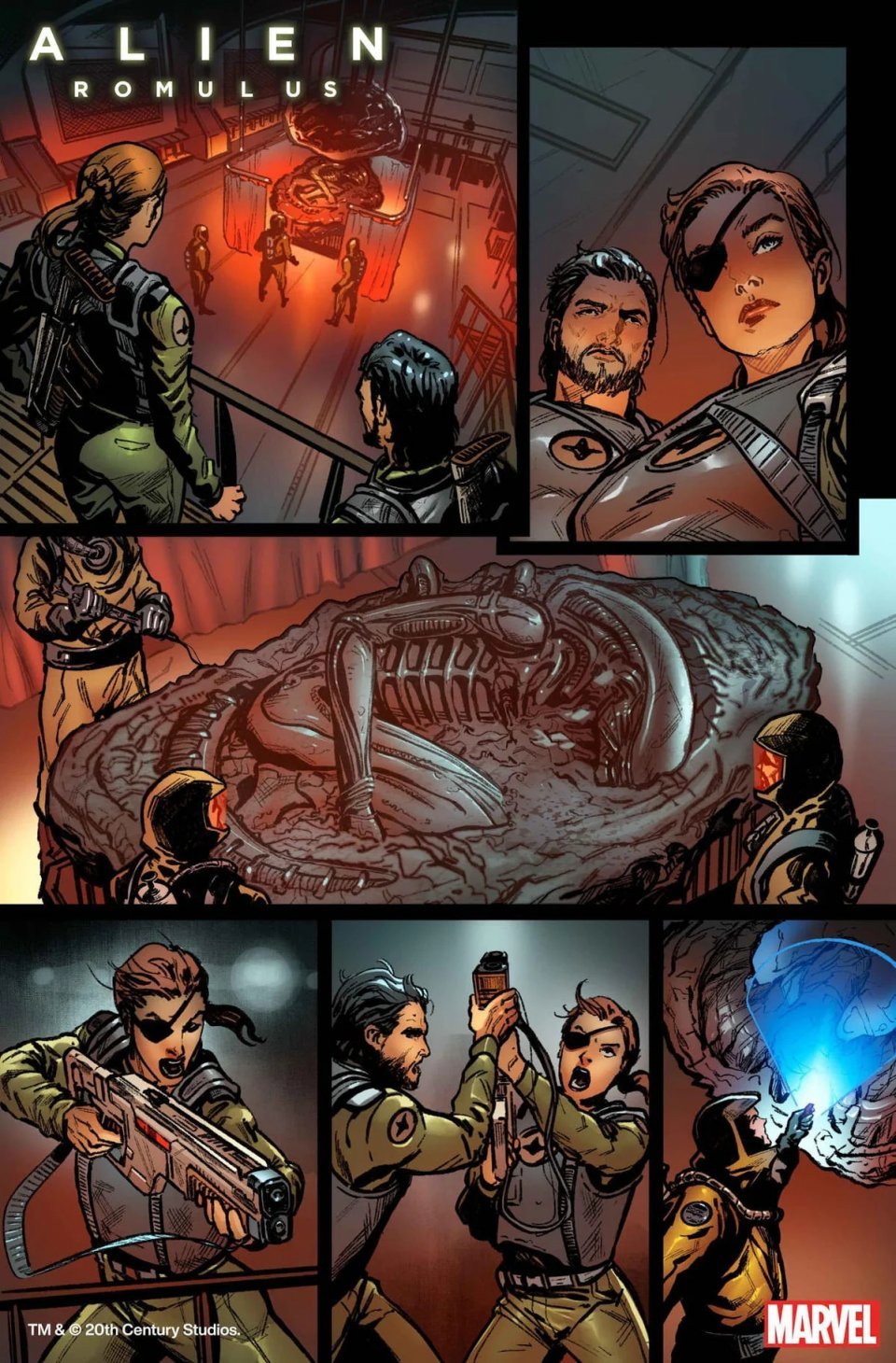 Alien Romulus Prequel Comic Preview 2