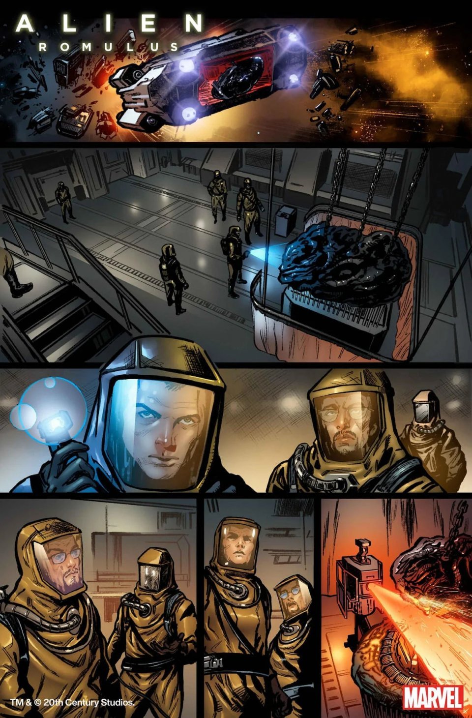 Alien Romulus Prequel Comic Preview