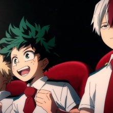 My Hero Academia: You're Next - Kacchan, Deku e Shoto in una foto