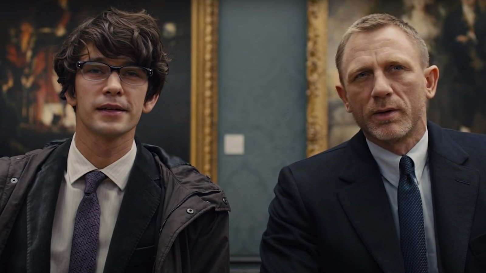 Ben Whishaw insieme a Daniel Craig