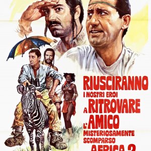 Locandina di Riusciranno i nostri eroi a ritrovare l'amico misteriosamente scomparso in Africa?