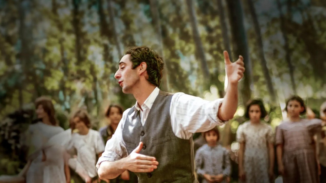 Una scena de Il maestro che promise il mare