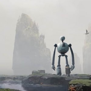 Il robot selvaggio: ua scena del film d'animazione