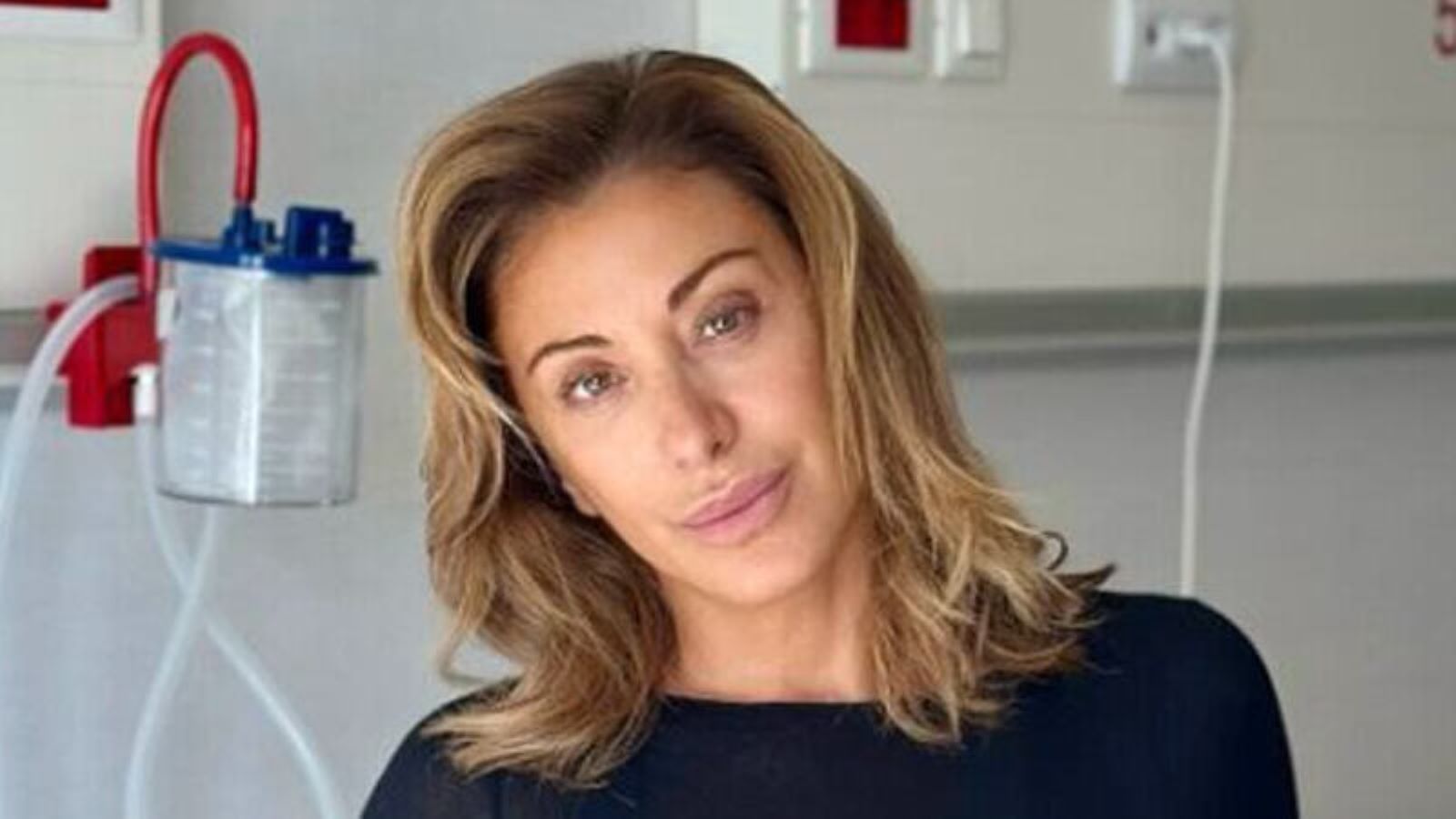 Sabrina Salerno in ospedale